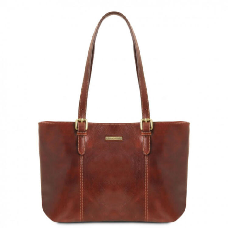 Женская сумка шоппер Annalisa кожаная от Tuscany Leather TL141710