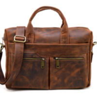 Винтажная кожаная мужская сумка RY-7122-3md TARWA