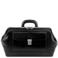 Кожаная сумка-саквояж Tuscany Leather Bernini TL141298 (Черный)