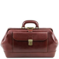 Кожаная сумка-саквояж Tuscany Leather Bernini TL141298 (Коричневый)