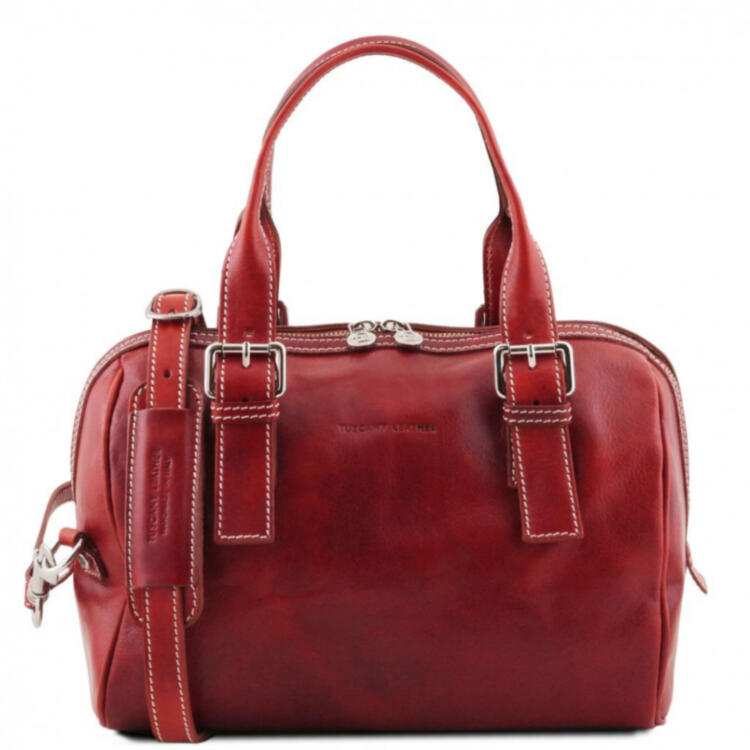 Кожаная спортивная сумка дафл от Tuscany TL141714 Eveline