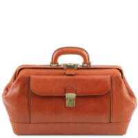 Кожаная сумка-саквояж Tuscany Leather Bernini TL141298 (Мед)