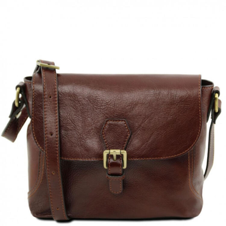Кожаная сумка мессенджер на плечо Tuscany Leather Jody TL141278