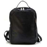 Городской черный рюкзак GA-3072-3md TARWA кожа Наппа