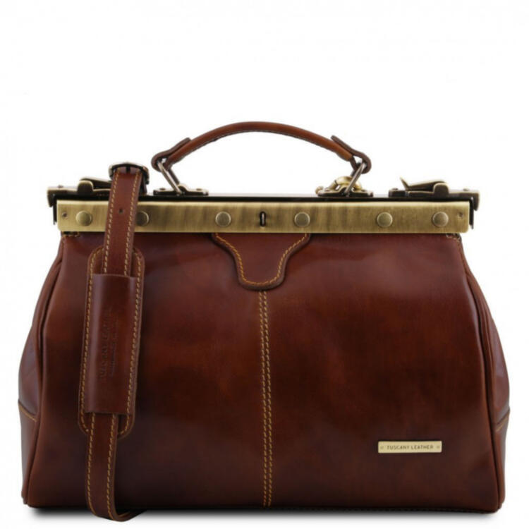 Кожаная сумка саквояж Tuscany Leather Michelangelo TL10038