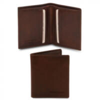 Эксклюзивный мужской кожаный бумажник двойного сложения Tuscany TL142064