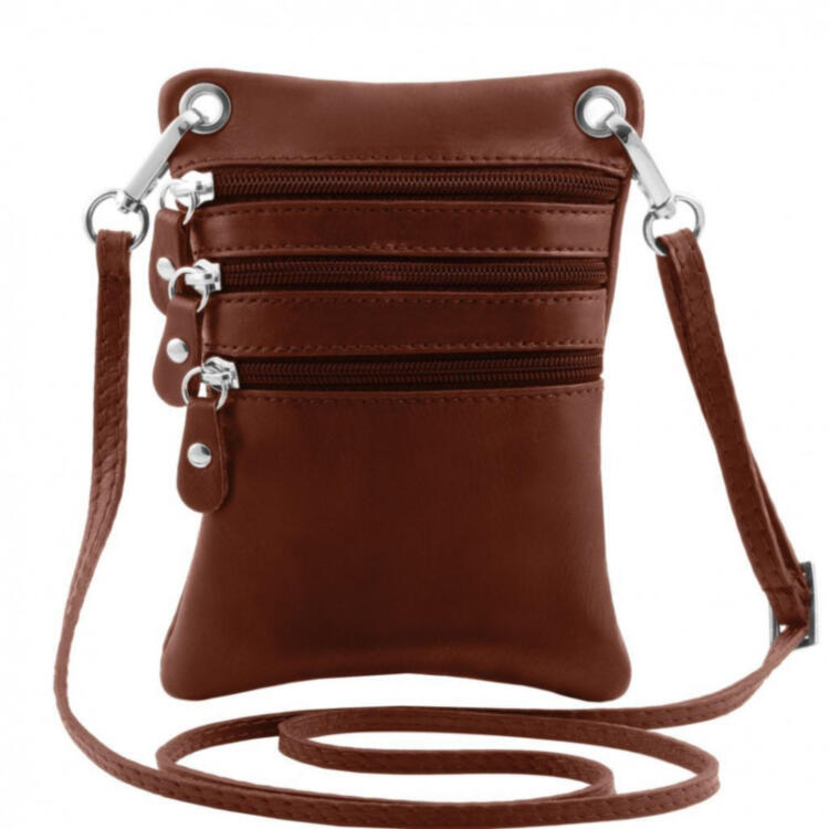 TL BAG - Маленькая сумка через плечо из кожи Tuscany Leather TL141368