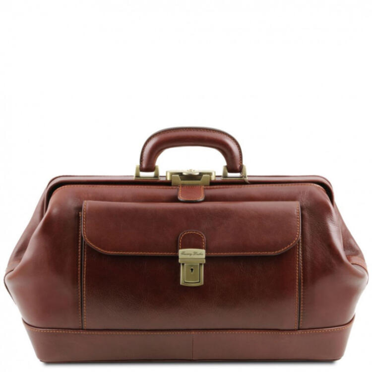 Кожаная сумка-саквояж Tuscany Leather Bernini TL142089