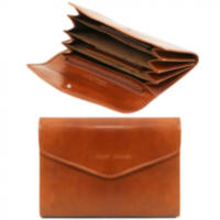 Эксклюзивный кожаный бумажник для женщин Tuscany Leather TL140786 (Мед)