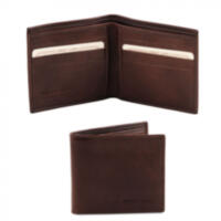 Эксклюзивный кожаный бумажник кошелек мужской Tuscany Leather TL140797 (Темно-коричневый)