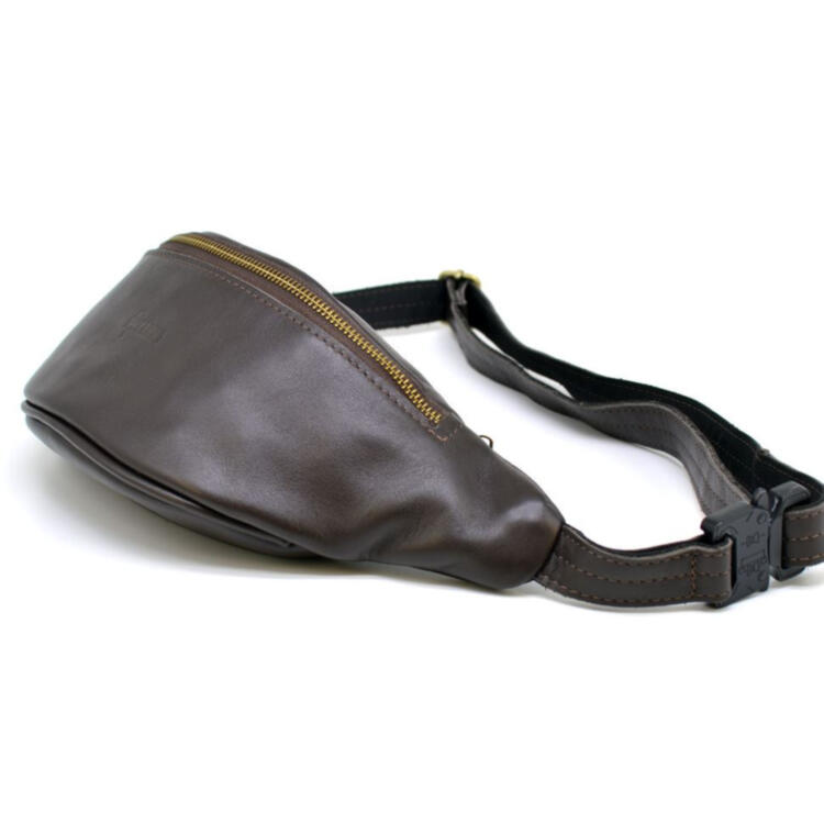 Напоясная сумка из натуральной кожи GC-3035-3md бренд TARWA