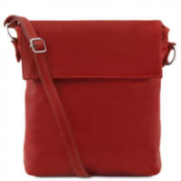 TL141511 Morgan - Кожаная сумка на плечо от Tuscany (Красный)