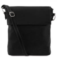 TL141511 Morgan - Кожаная сумка на плечо от Tuscany (Черный)