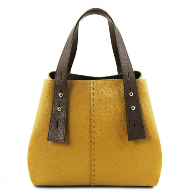 Женская кожаная сумка шоппер Tuscany TL141730