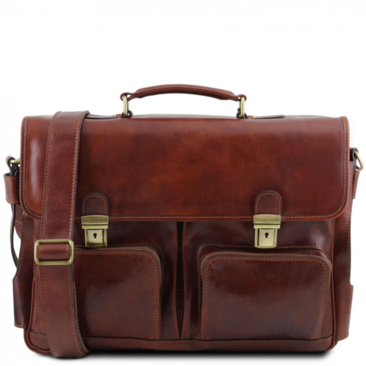 Мужской портфель сумка с передними карманами Ventimiglia Tuscany TL142069
